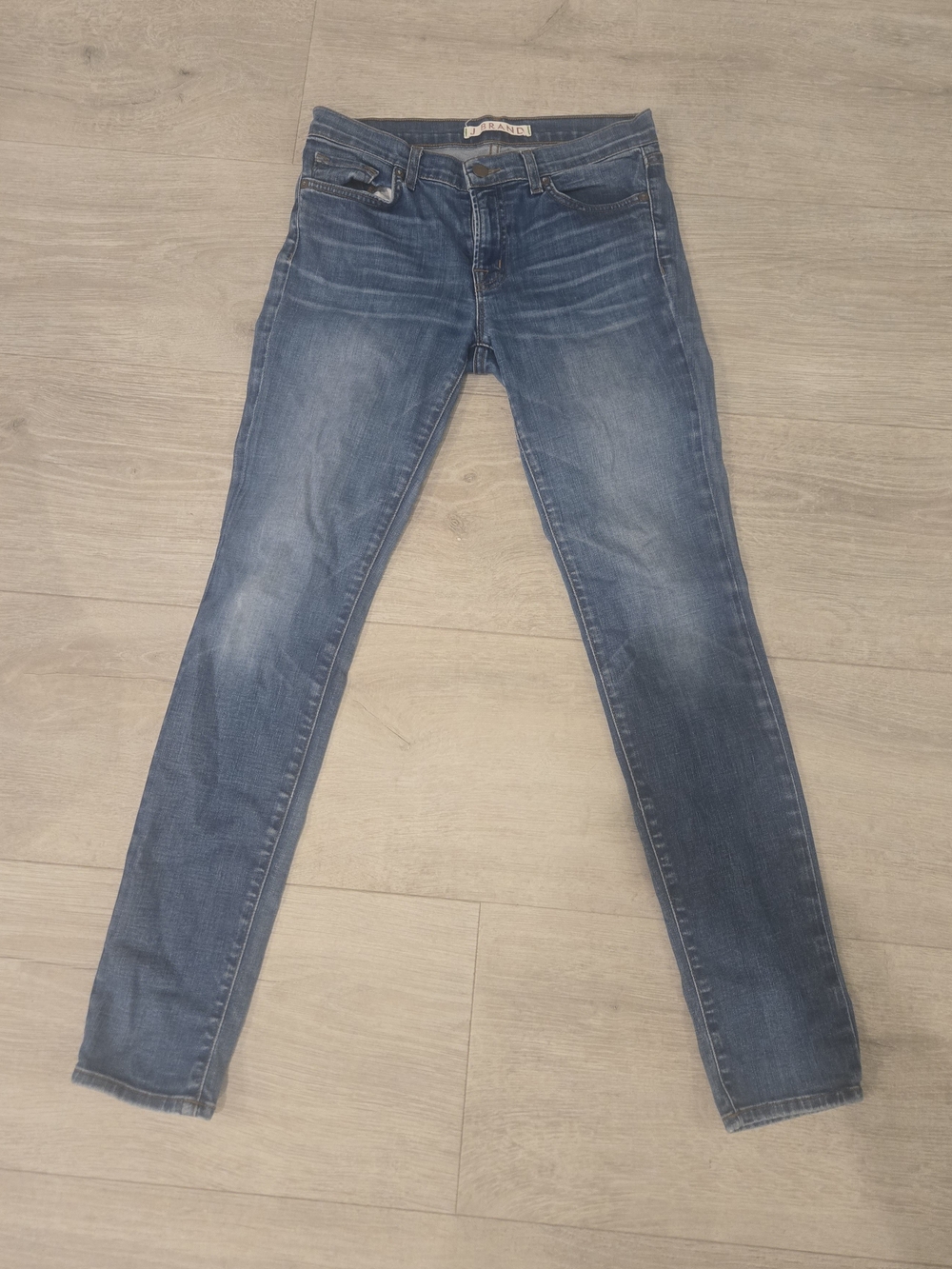 J Brand Slim Skinny Jeans in Faded Blue